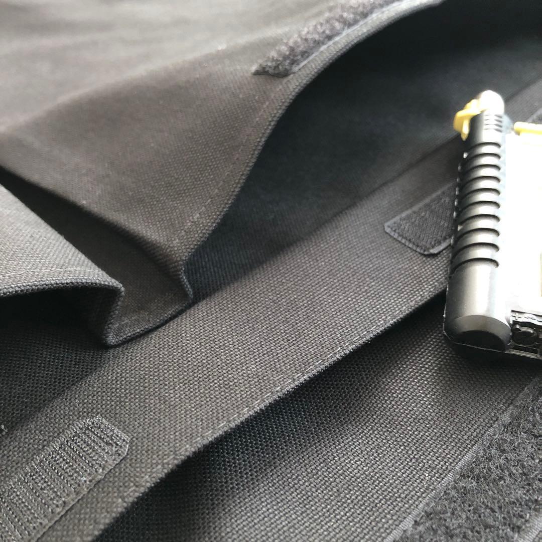 ごん様オーダーノラズフレームwnt1000天板用バッグブラック8号帆布生地他1点