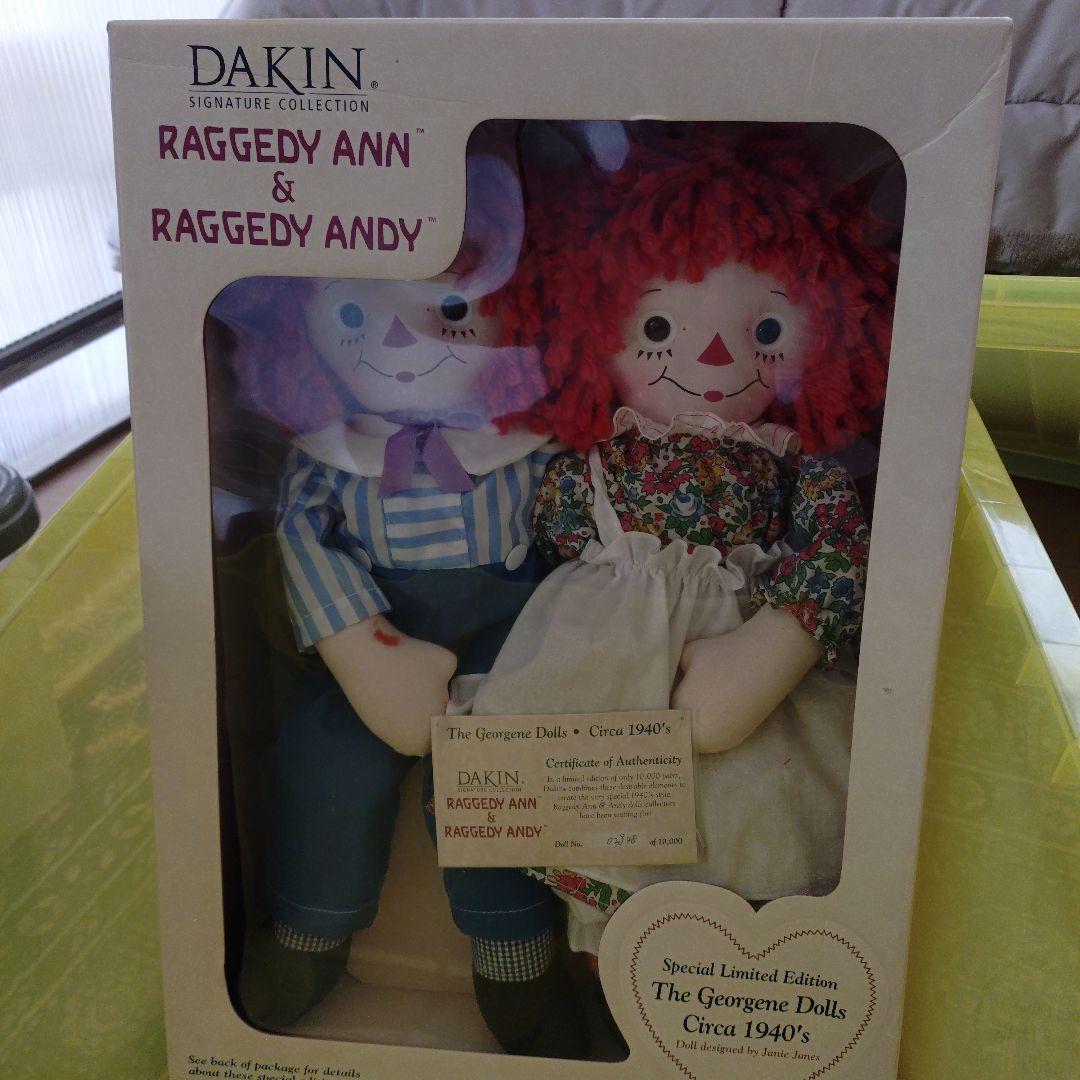 DAKIN Raggedy Ann & Raggedy Andy 限定版