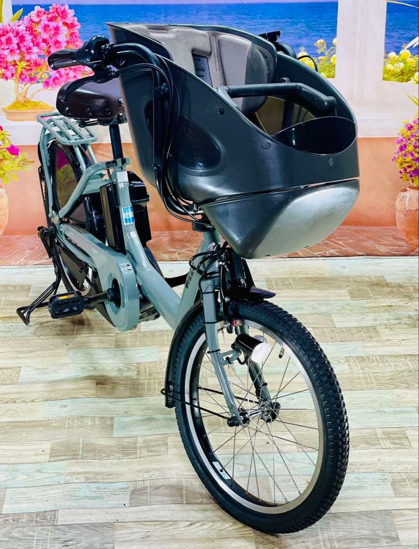 超人気！BIKKE ビッケ2020年⭐️ブリヂストン子供乗せ電動自転車Y2988