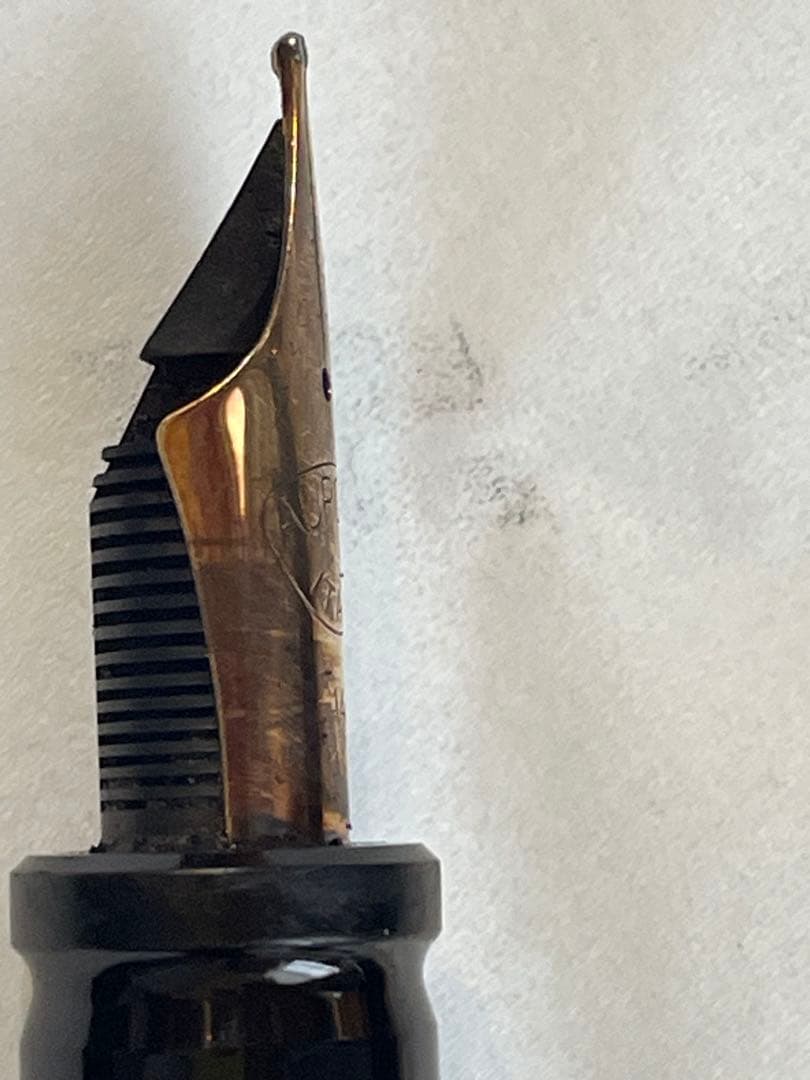 AURORA　アウロラ　万年筆　オプティマ　マーブル　ペン先14K