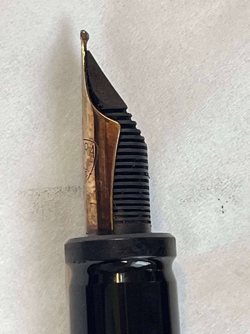 AURORA　アウロラ　万年筆　オプティマ　マーブル　ペン先14K