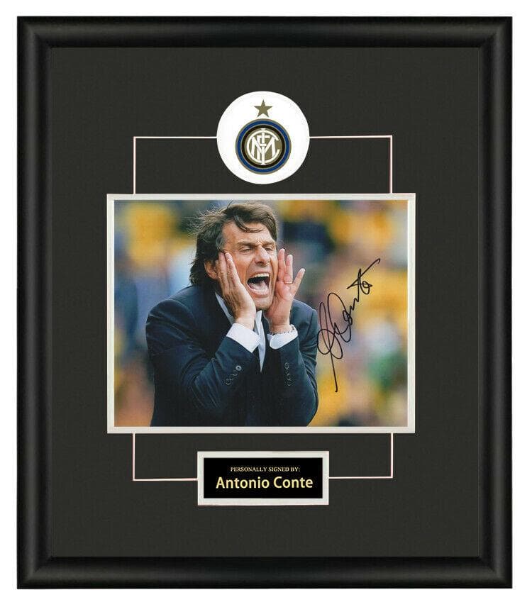 直筆サイン入り写真 アントニオ・コンテ コーチ SA鑑定済