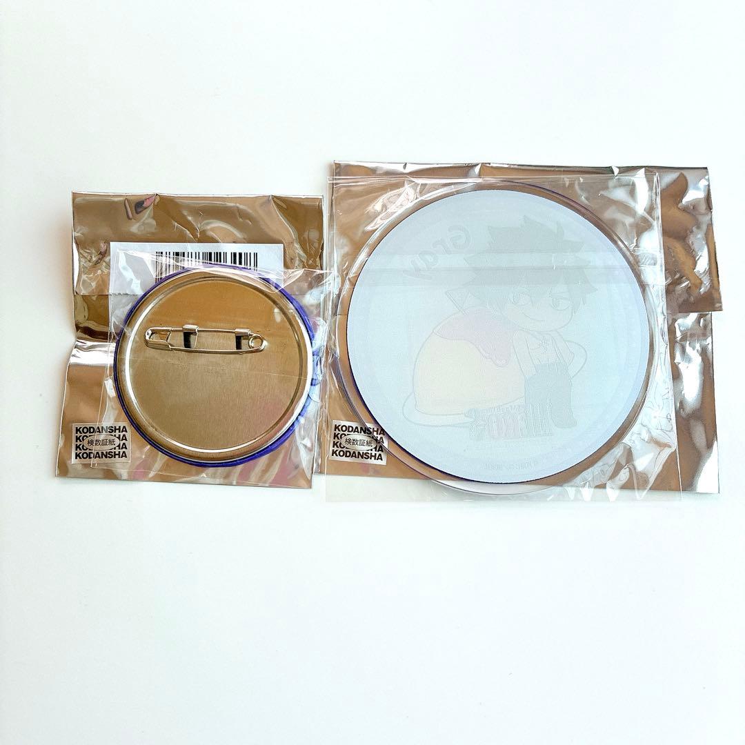 FAIRY TAIL 缶バッジ アクキー アクリルコースター グレイ 9個