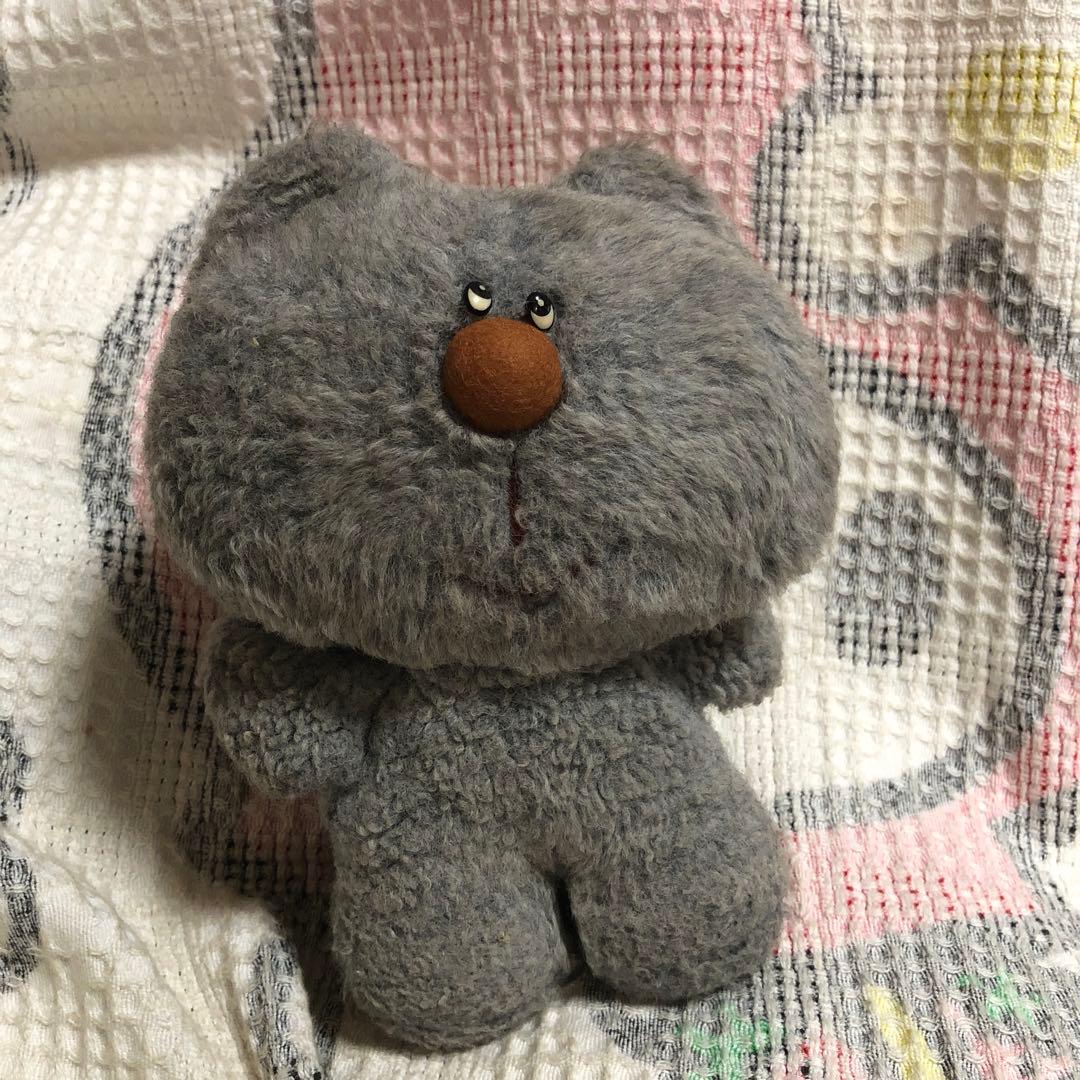 昭和レトロ　ヴィンテージ ぬいぐるみの三英　ウサギ＆クマ　ぬいぐるみ　中古品