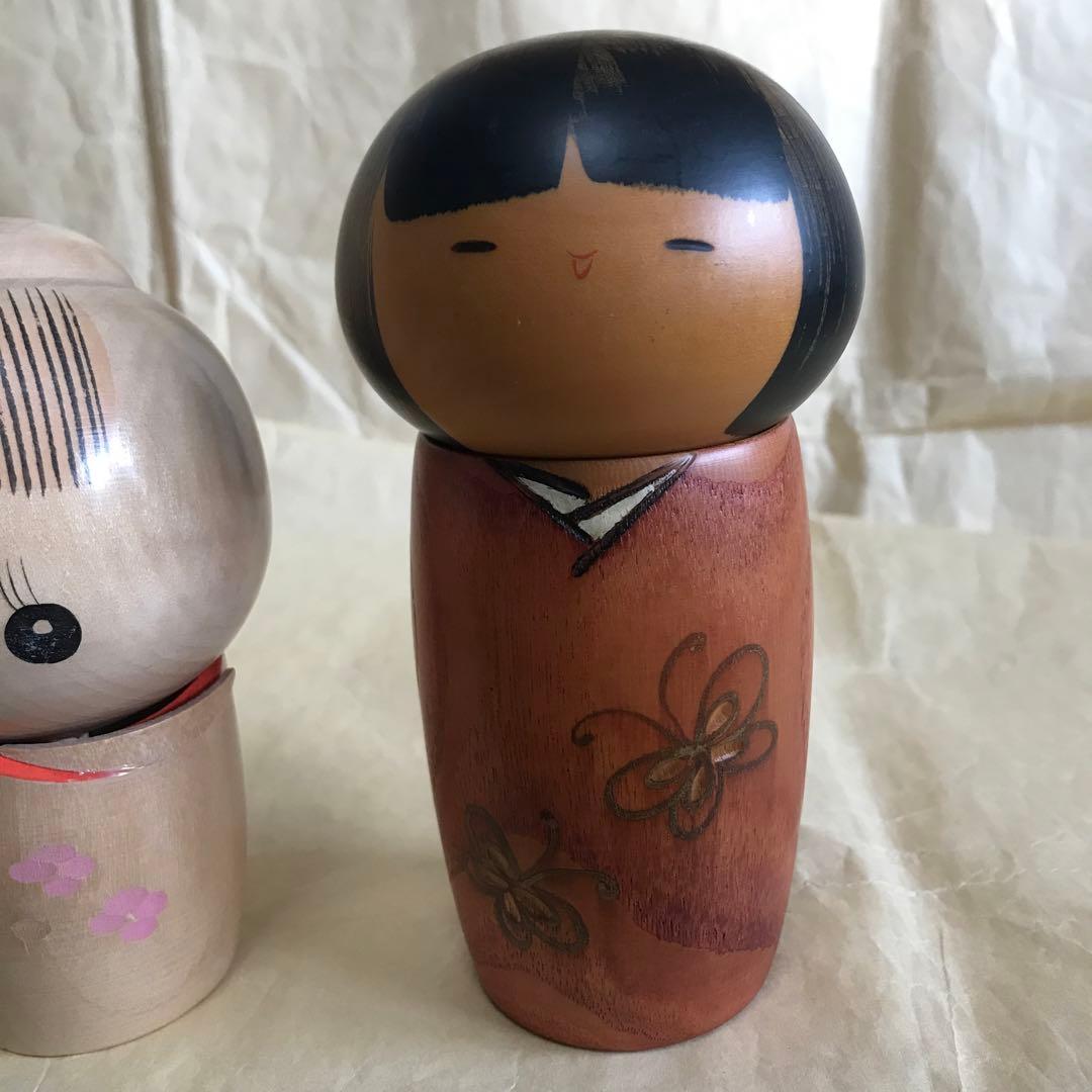 こけしセット民芸品　置物　日本　人形　伝統工芸品　インテリア こけし