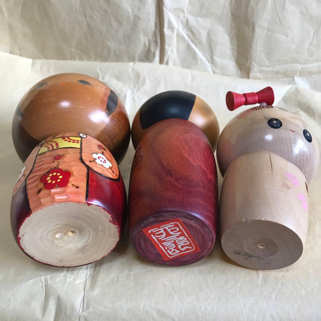 こけしセット民芸品　置物　日本　人形　伝統工芸品　インテリア こけし