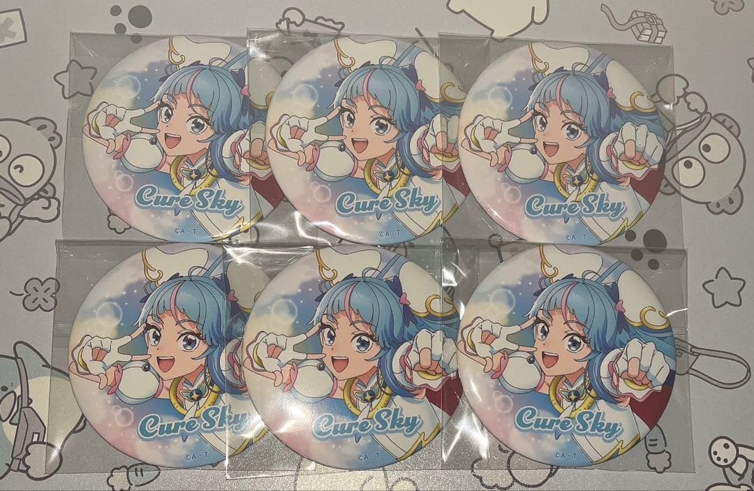 全プリキュア展 ひろがるスカイプリキュア キュアスカイ 缶バッジ