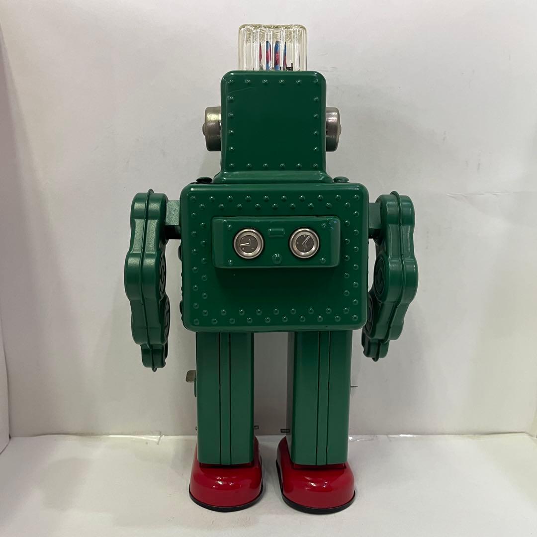 HAHATOY スモーキング スペースマン ブリキロボット 玩具 緑