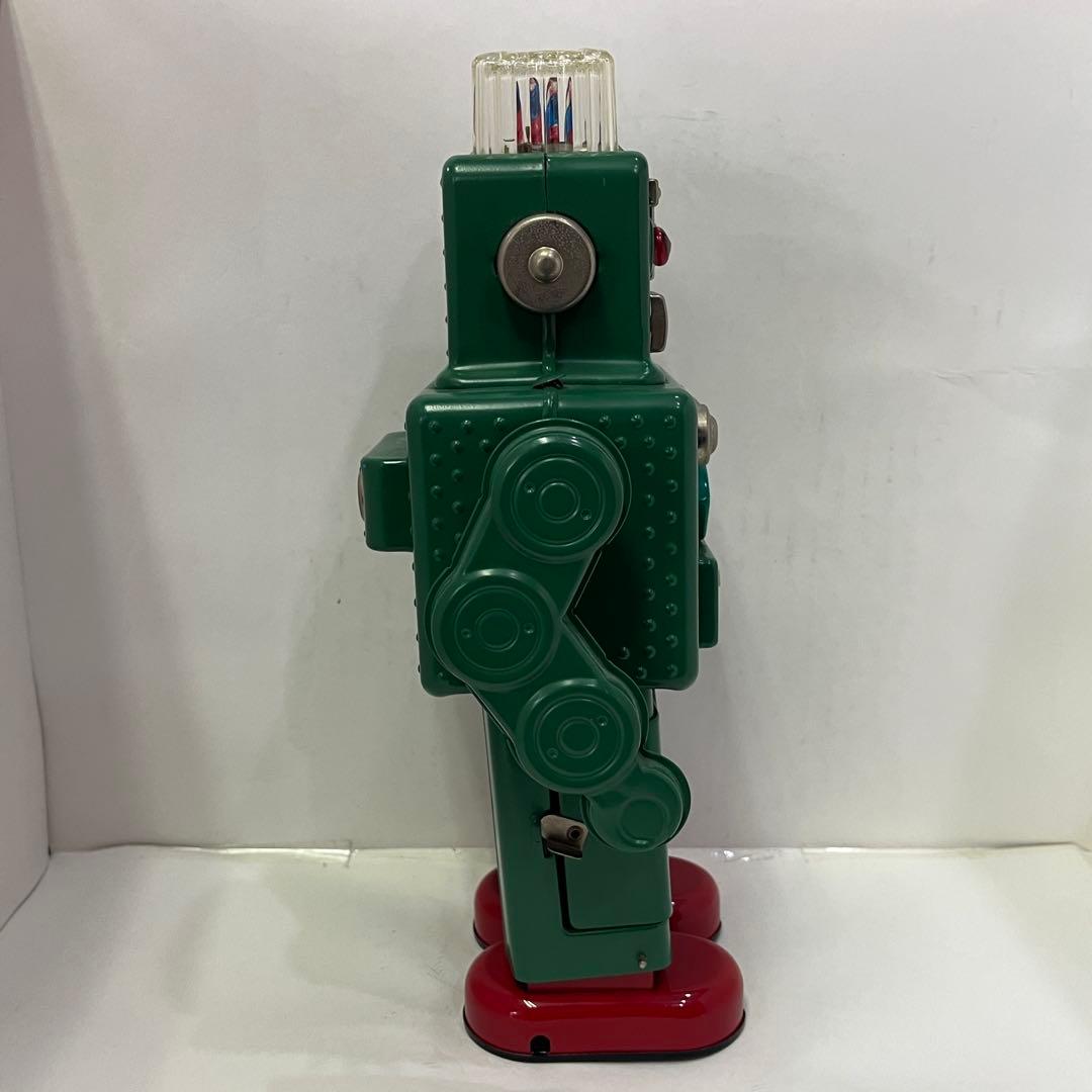 HAHATOY スモーキング スペースマン ブリキロボット 玩具 緑