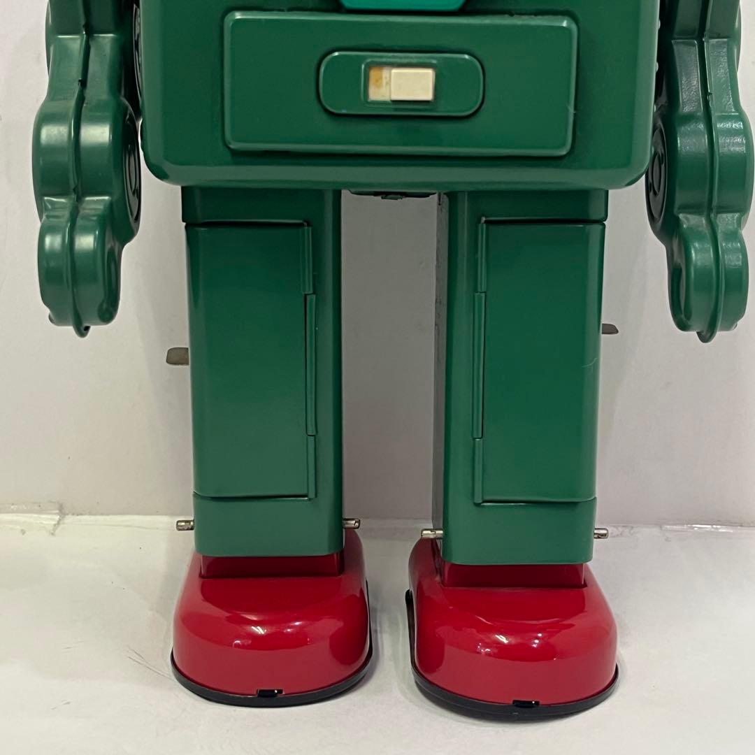 HAHATOY スモーキング スペースマン ブリキロボット 玩具 緑