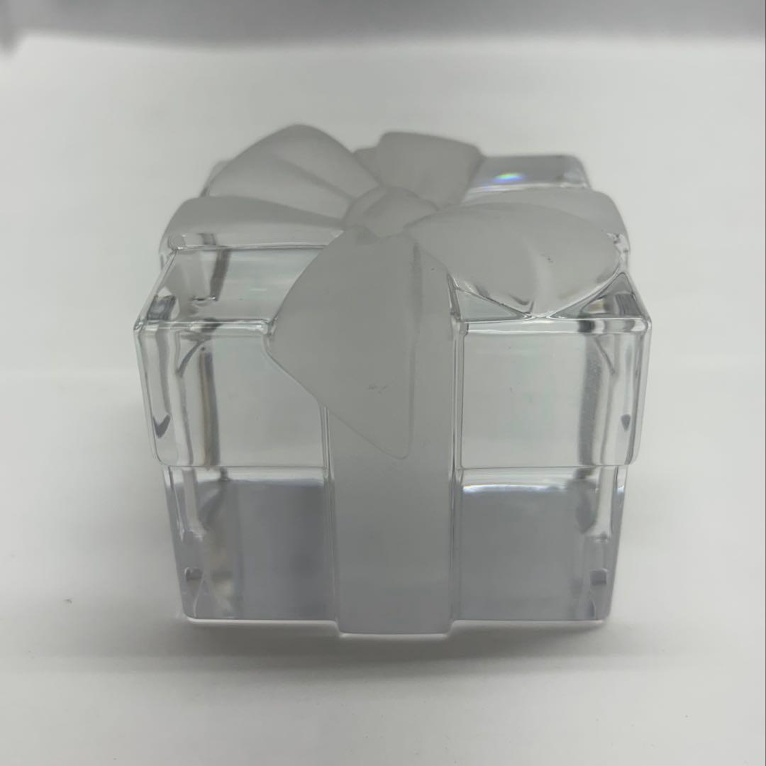Tiffany＆Co. クリスタル　リボンボックス　ペーパーウェイト
