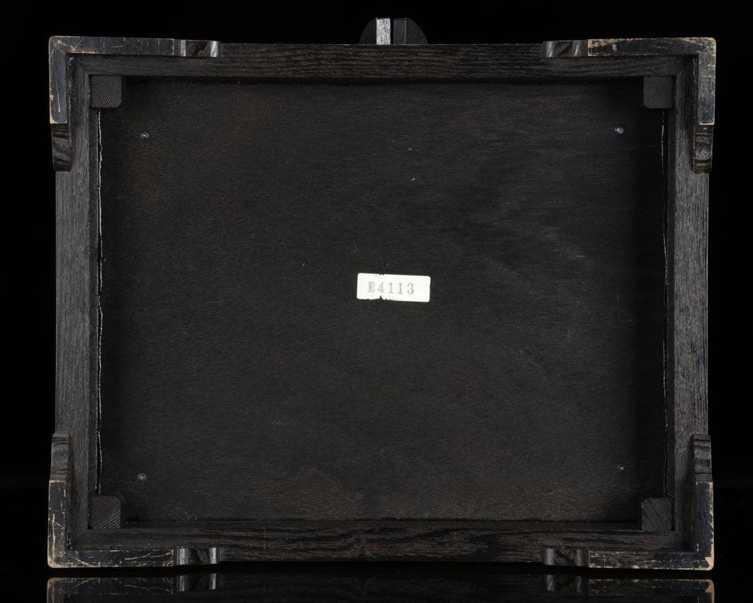 現代大仏師 向吉悠睦 秀逸作 木彫彩色像 琵琶を奏でる天女 ガラスケース 共箱付