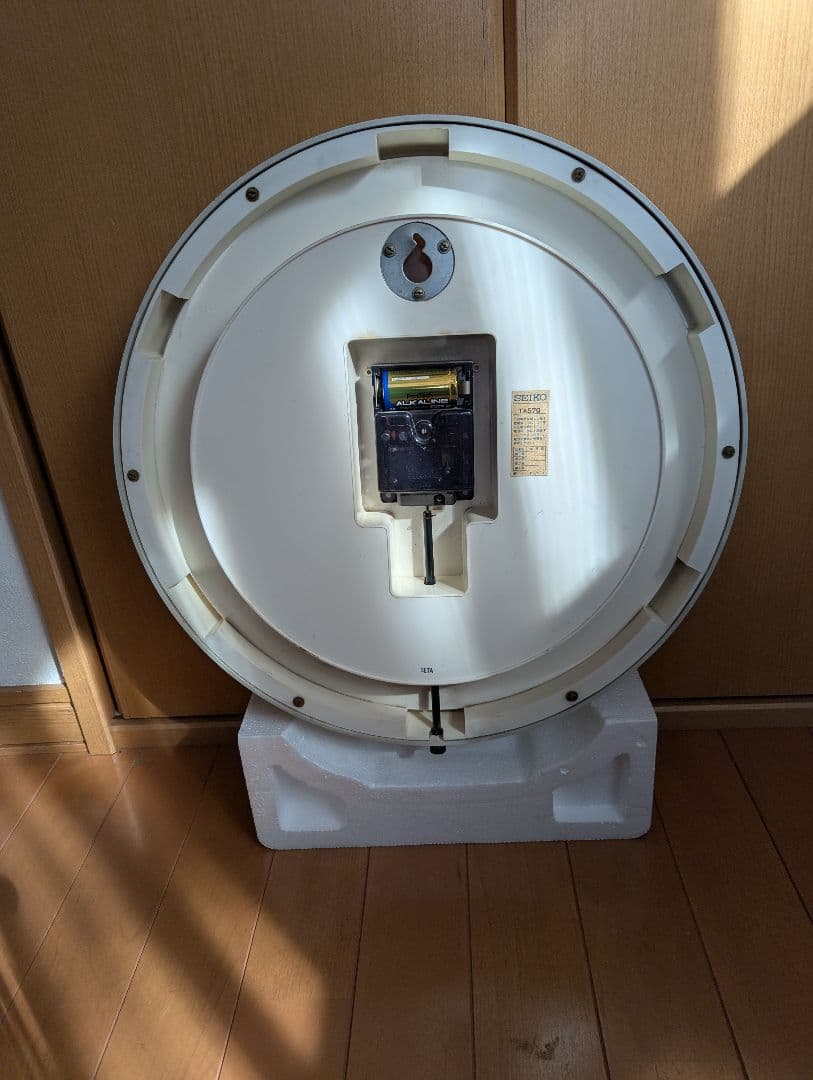 購入前コメント宜しく・レトロSEIKO・TRANSISTOR丸型壁掛け時計