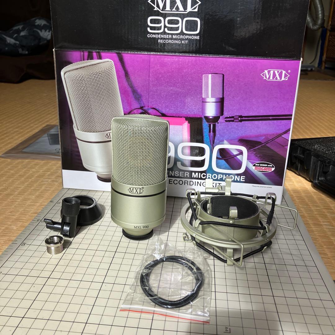MXL 990 コンデンサーマイク レコーディングキット