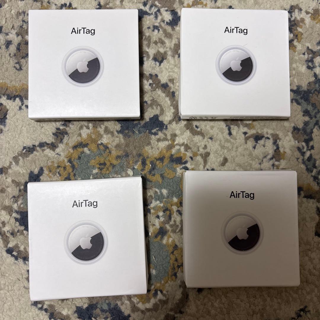 Apple AirTag エアタグ　本体　巳年　ヘビ　✖️4