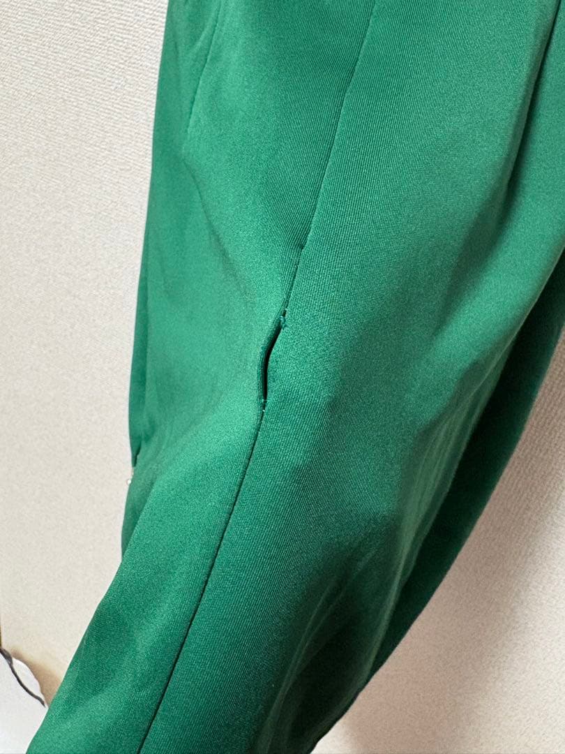 エンジェルアール ビジュー ホルター タイト キャバドレス グリーン 緑