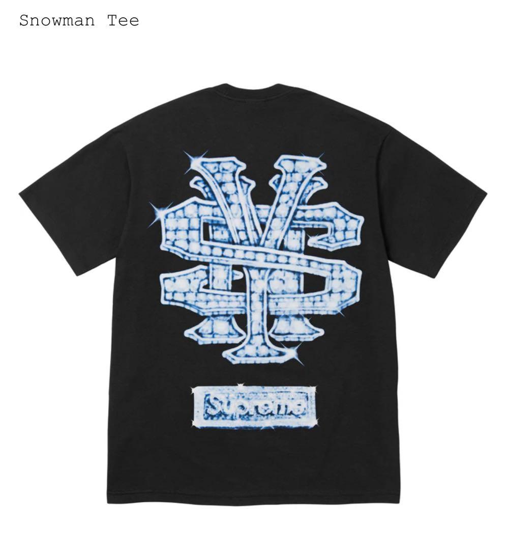 トップス 25aw Supreme man Tee black L