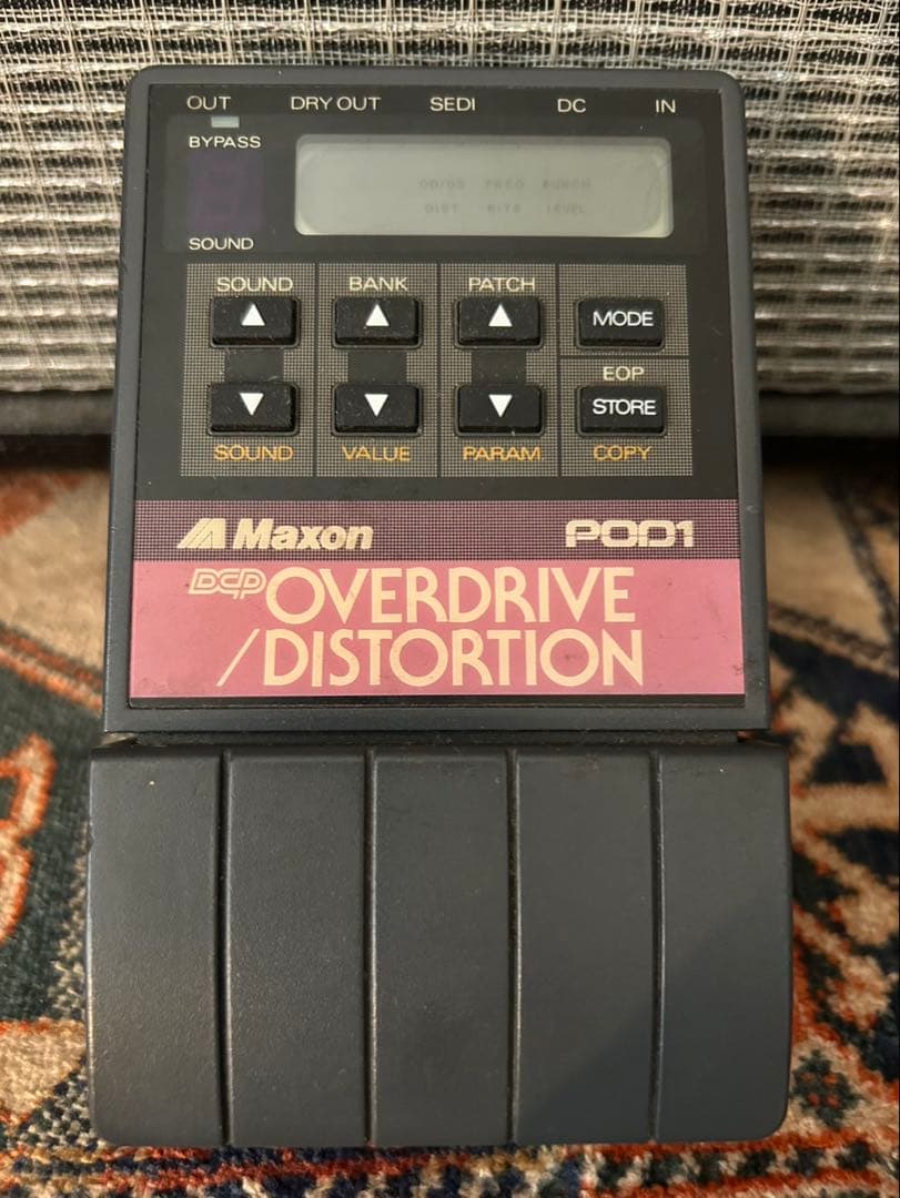 MAXON POD1 OVERDRIVE /DISTORTION エフェクター
