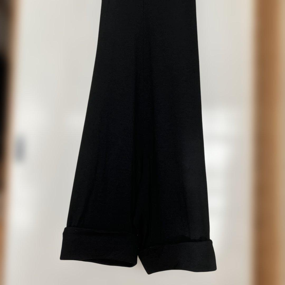ジュンヤワタナベ　黒サルエルパンツ 伸縮性ウエスト