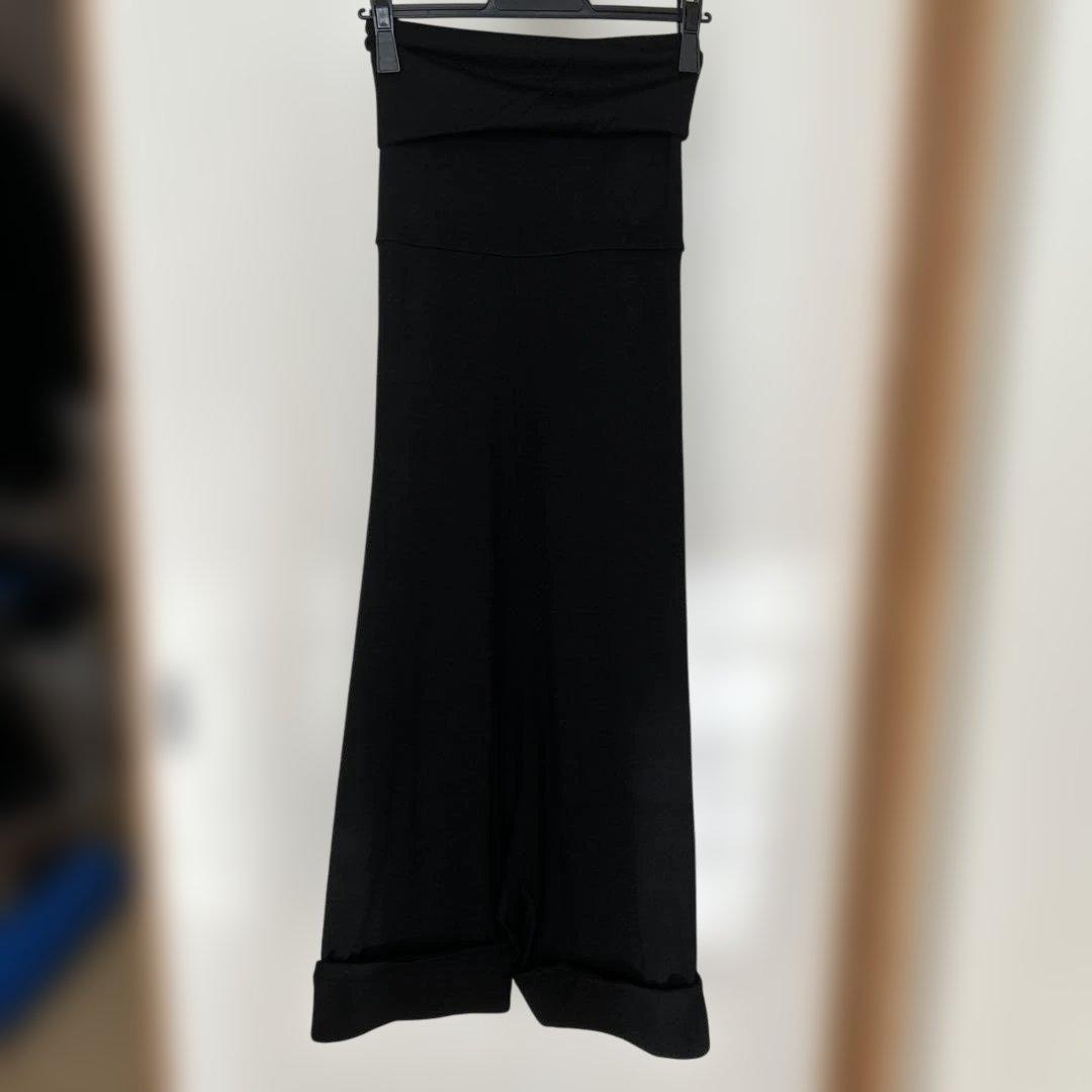 ジュンヤワタナベ　黒サルエルパンツ 伸縮性ウエスト