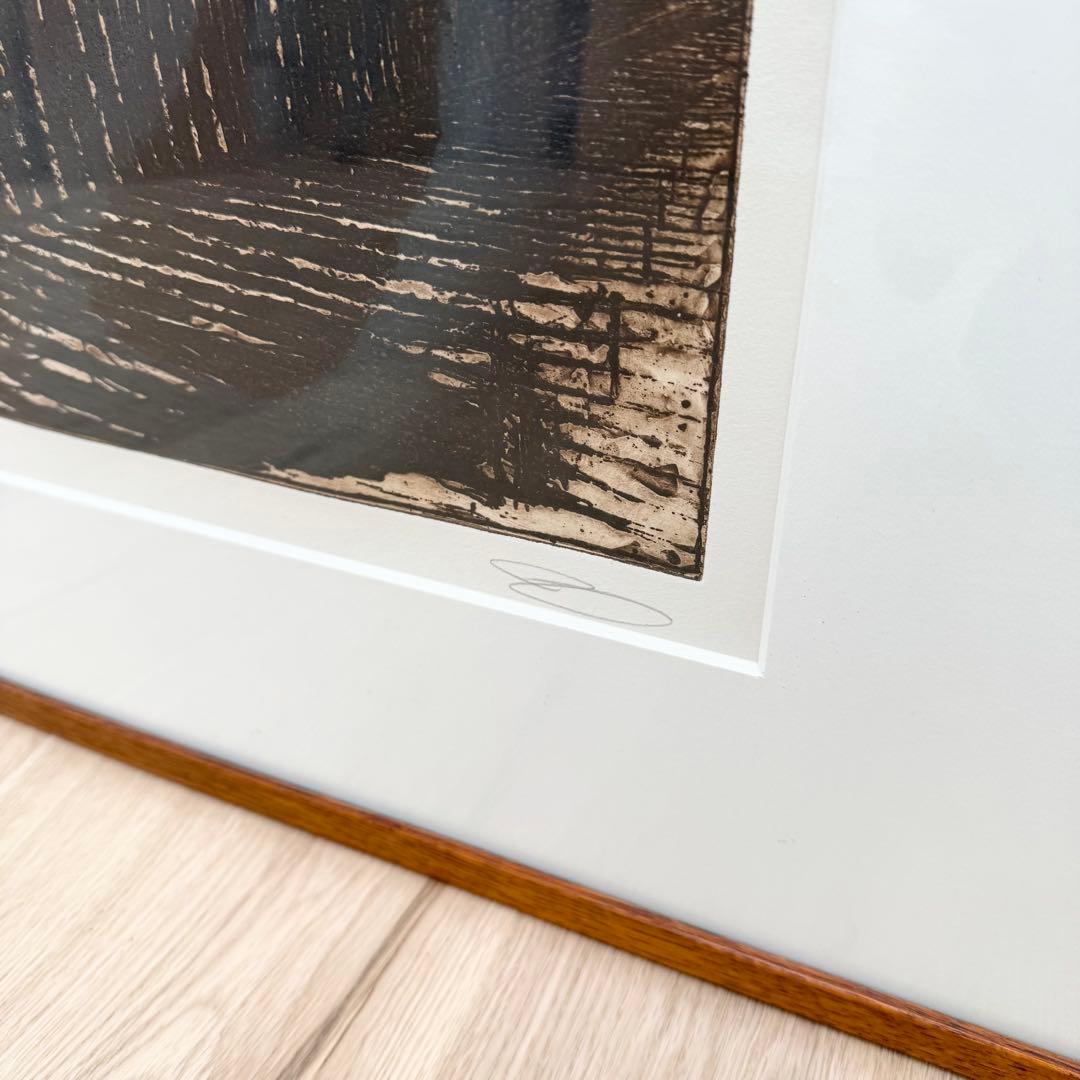 山口啓介　エッチング　版画作品　「水門 ’89」