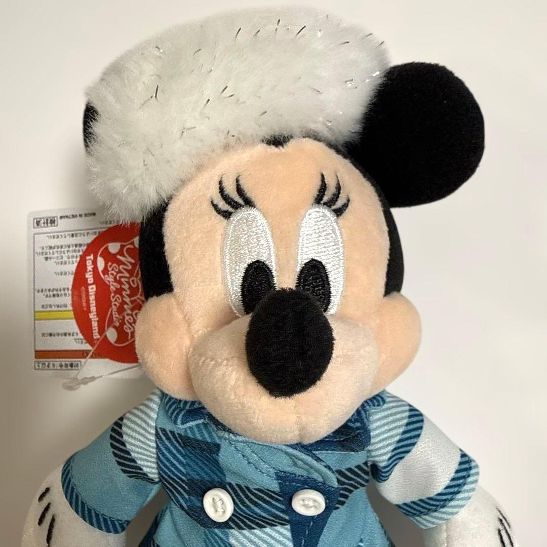 ミニーのスタイルスタジオ　ミニー　ぬいぐるみバッチ　冬　ぬいば　ミニスタ