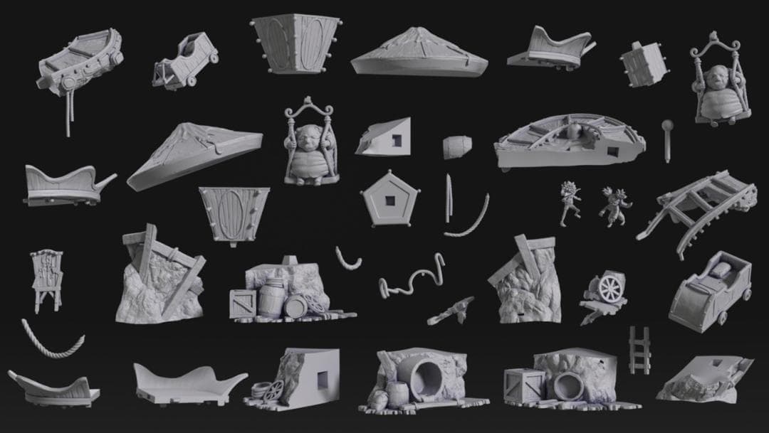 リトルナイトメア 1/10 未塗装未組立 フィギュア ガレージキット