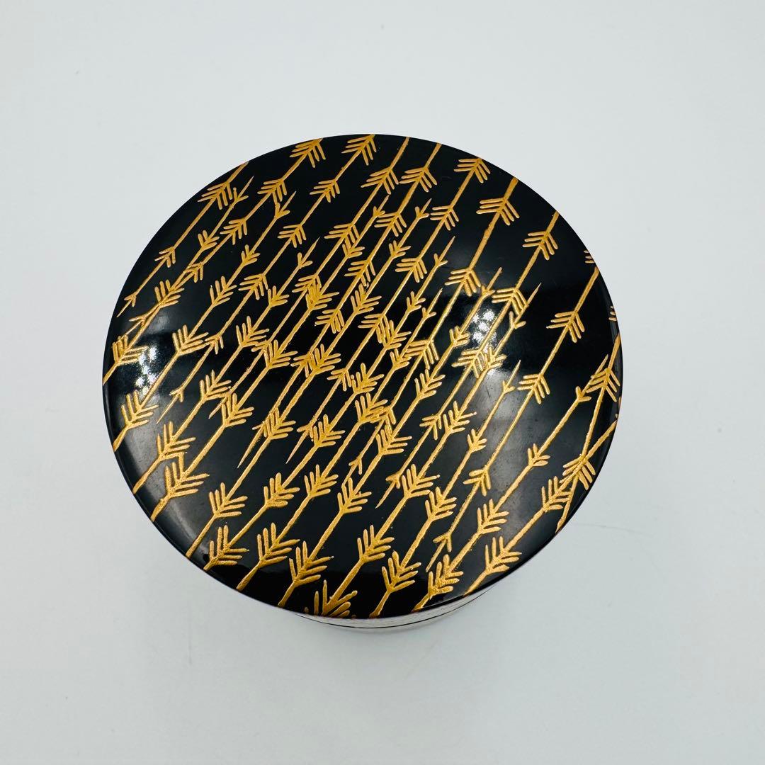 【一成　作　目張柳蒔絵　中次　棗　茶道具】骨董　アンティーク　インテリア