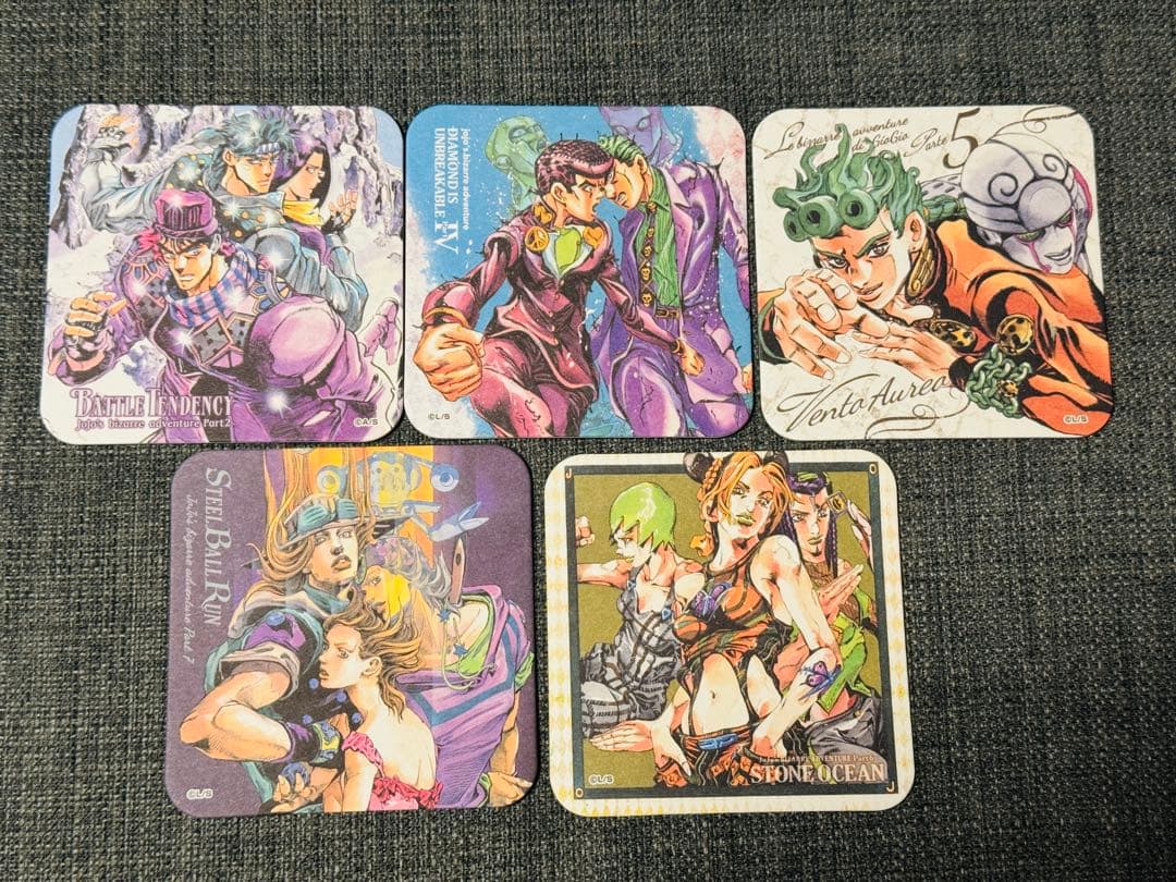 ジョジョ展 荒木飛呂彦 原画展 限定 アートコースター　特典付き48枚セット