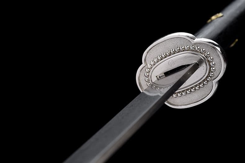 【玄墨苗刀】 繍春刀 牛尾刀 苗刀 手鍛造打 鋼刀 冷兵器 古兵器 両手刀