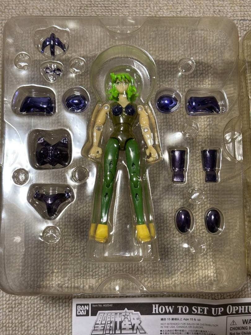 聖闘士星矢　聖衣大系　蛇遣い座　シャイナ　香港バンダイ