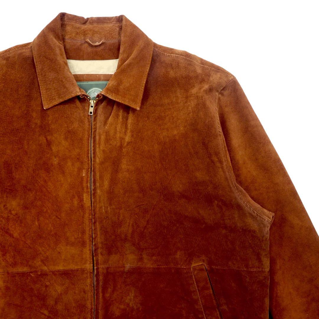 90年代 WEATHERPROOF スウェード レザー スウィングトップ XL