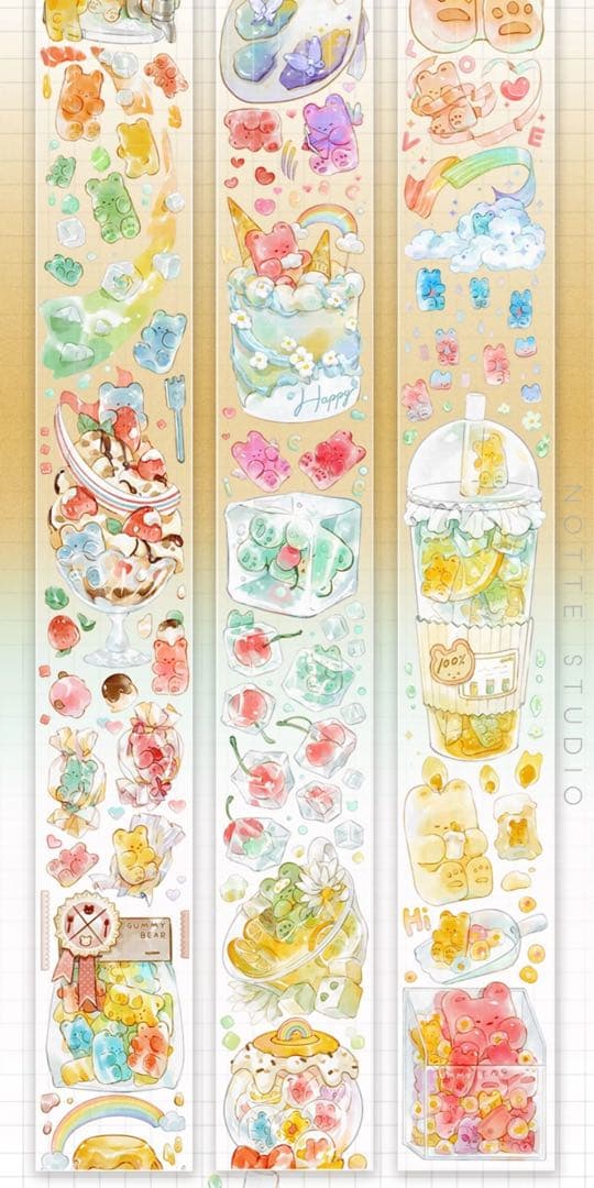 セール⑤ 海外 PETテープ マスキングテープ