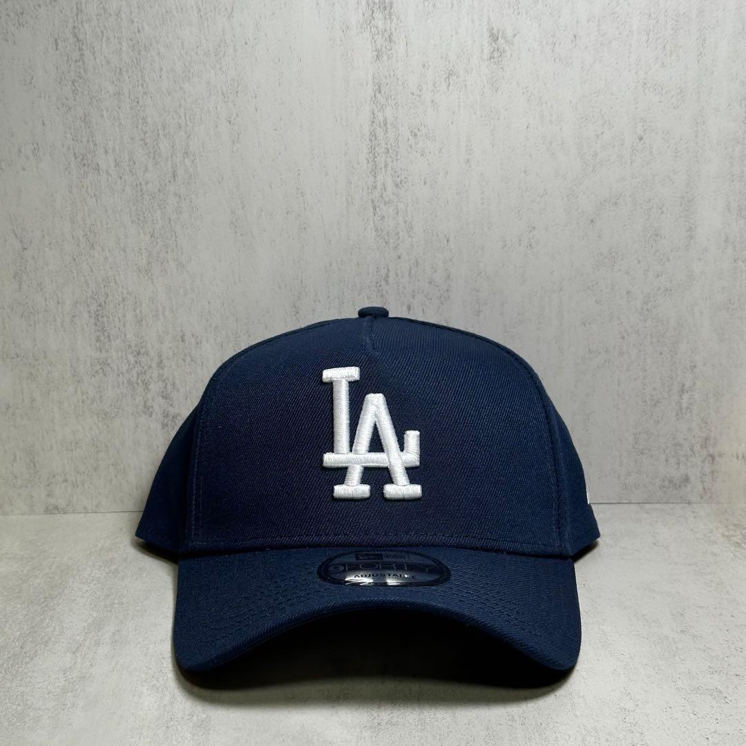 【海外限定】 ドジャース 9FORTY A-Frame ネイビーキャップ ②