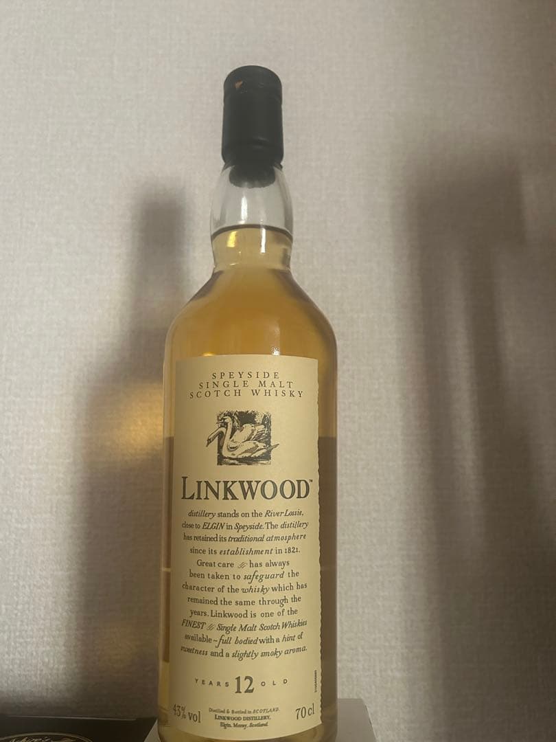 LINKWOOD 12年　リンクウッド12年　花と動物シリーズ　ウイスキー