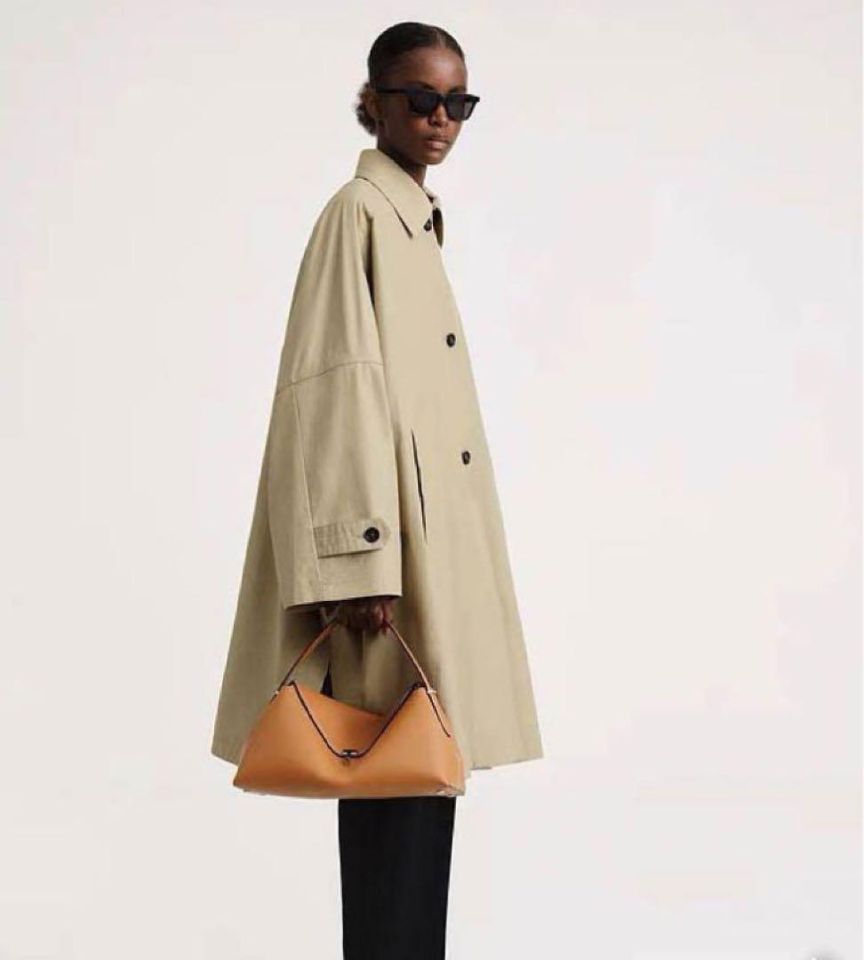 人気新作　Toteme トーテム カーキ色チェスターコート