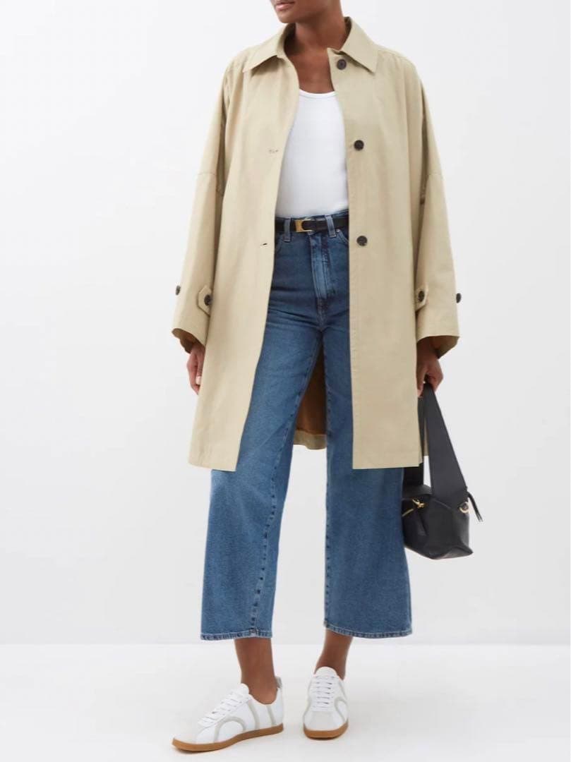 人気新作　Toteme トーテム カーキ色チェスターコート