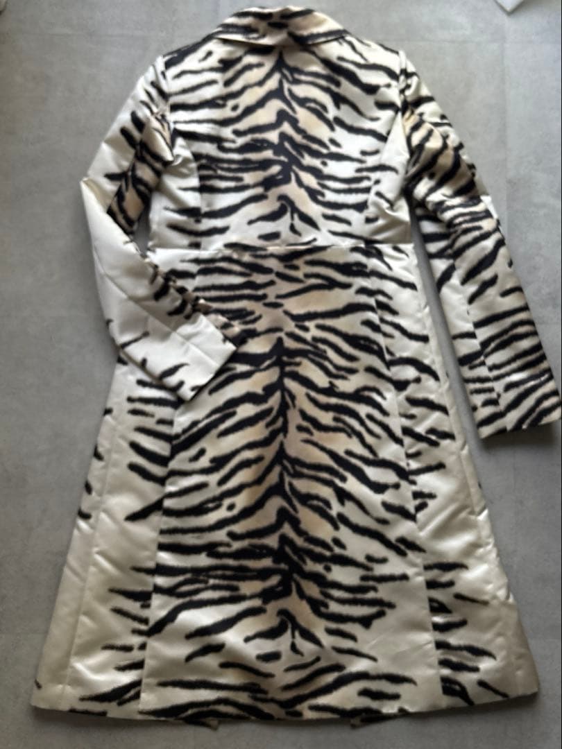 CELINE シルク混チェスターコート