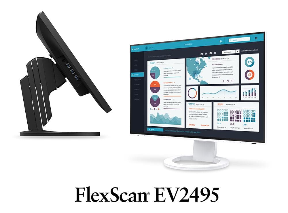 EIZO FlexScan EV2495 24インチ 1920×1200 黒色