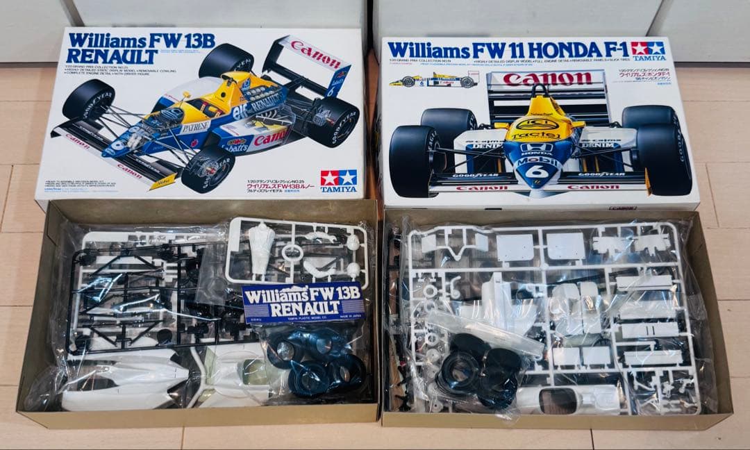【未組立】タミヤ　ウィリアムズ　2台セット　1/20