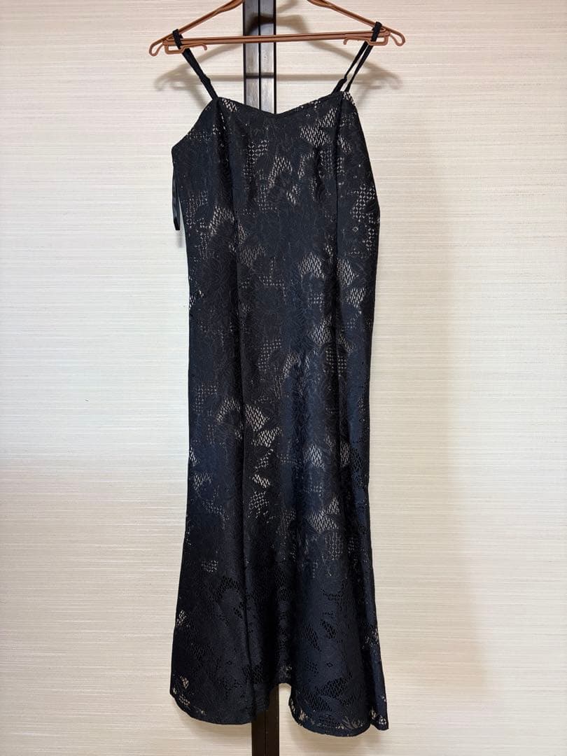 etoll. シフォンボレロ&レースキャミソール　パーティードレス S