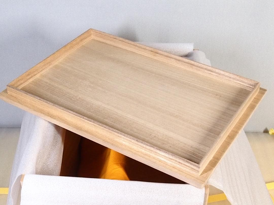 【未使用】山中漆器 塗師:助田宗明 竹の手付き煙草盆 莨盆 煙草道具/茶道具