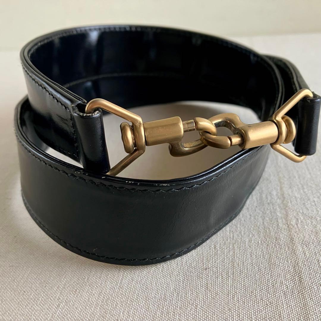 バッグ Gucci Bamboo Black Suede Shoulder Bag