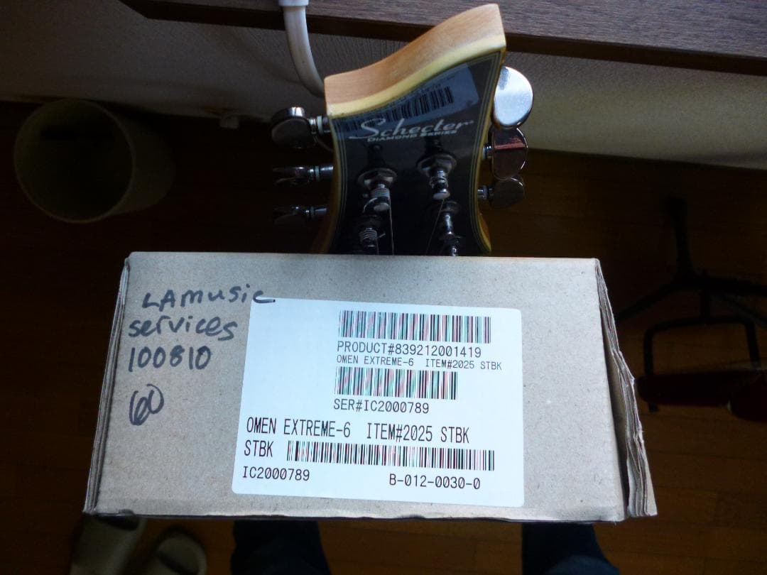 本日終了！エレキギターSCHECTER OMEN EXTREME6シリーズ美品！