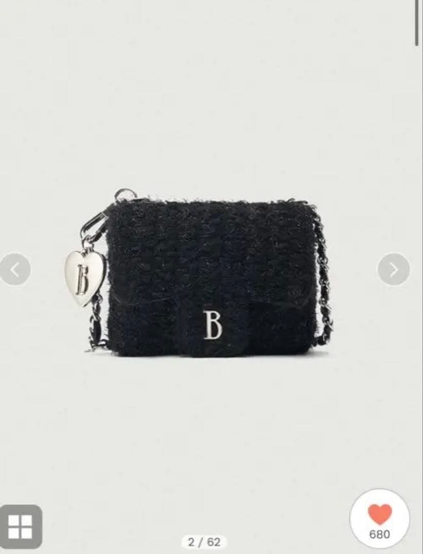 The Barnnet ツイードチェーン ベルトミニバッグ