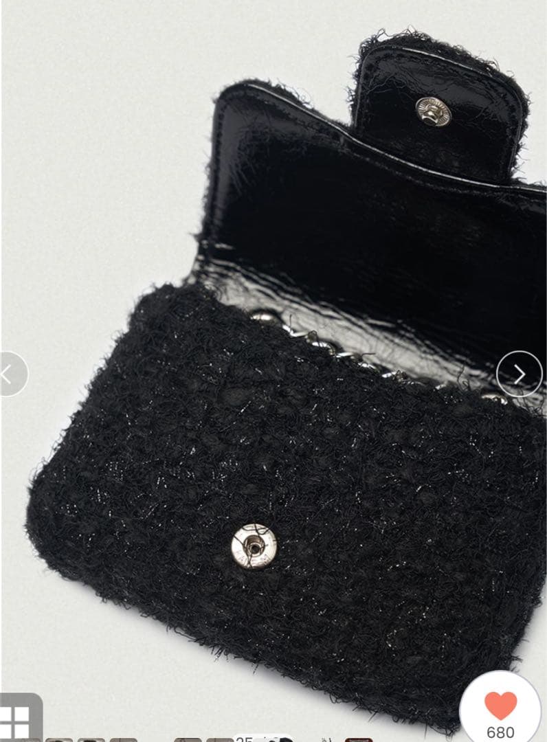 The Barnnet ツイードチェーン ベルトミニバッグ