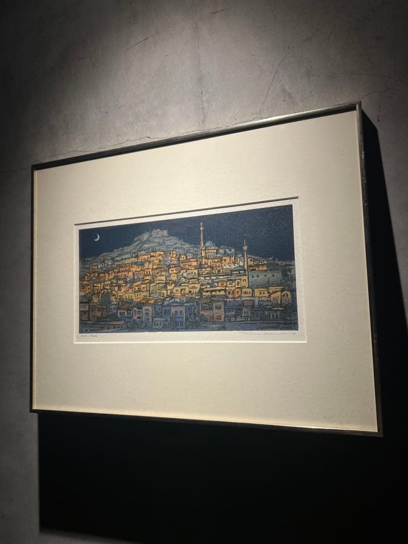 現代アート【夜景】lithograph 限定36