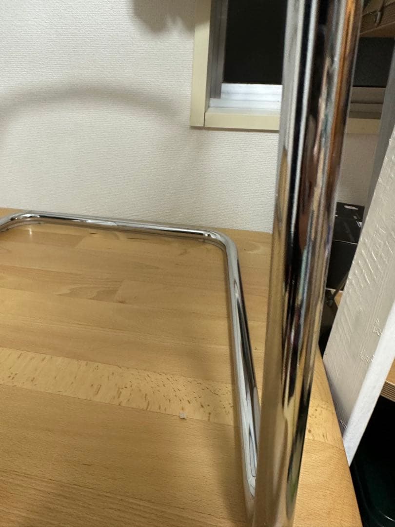 2脚　IKEA イケア TOBIAS トービアスチェア クロムメッキ チェア