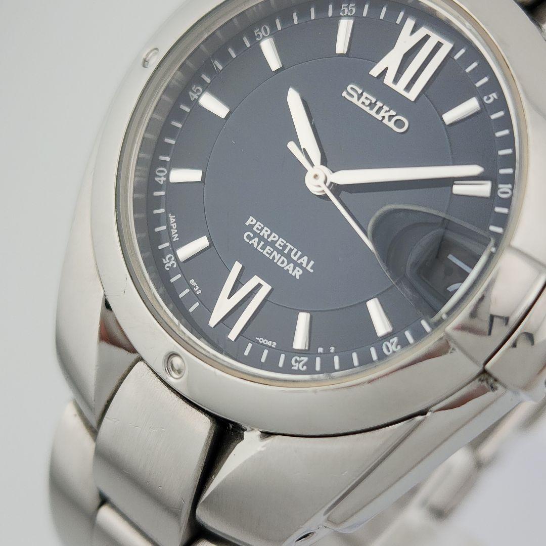 ​電池交換・カレンダー設定済セイコー パーペチュアル 8F32-005A 稼働品