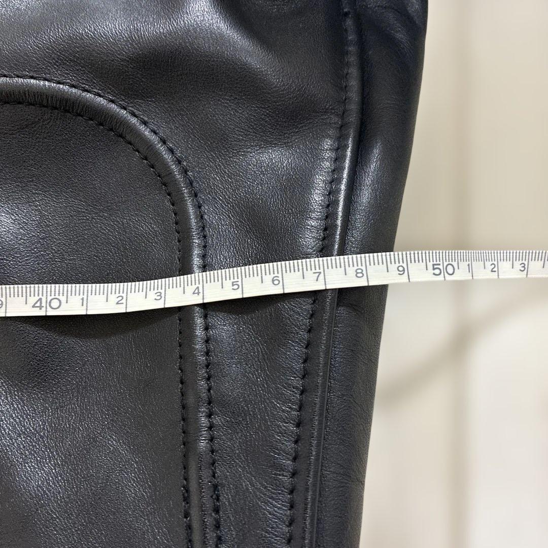 Schott シングルライダースジャケット 40 黒